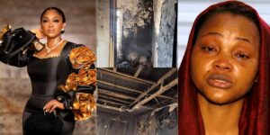 Fire Devastates Mercy Aigbe's Lagos Mansion, Actress Finds Strength in Community Support