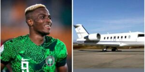 Nigerian Football Star Victor Osimhen's Reported Private Jet Purchase Sparks Social Media Buzz