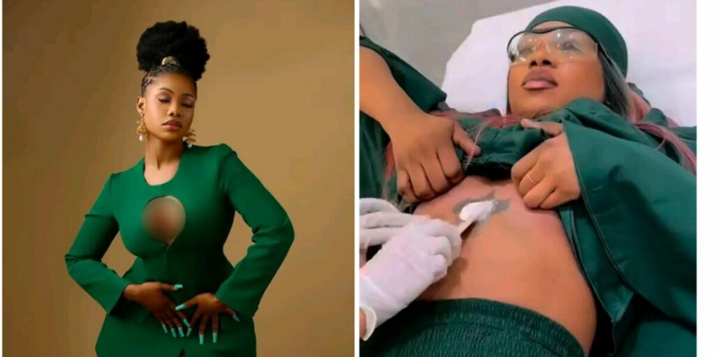 Reality Star Tacha Removes Controversial Davido Tattoo in UK Procedure