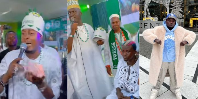 Controversial Singer Portable Crowned 'King of Streets' in Traditional Ondo Ceremony