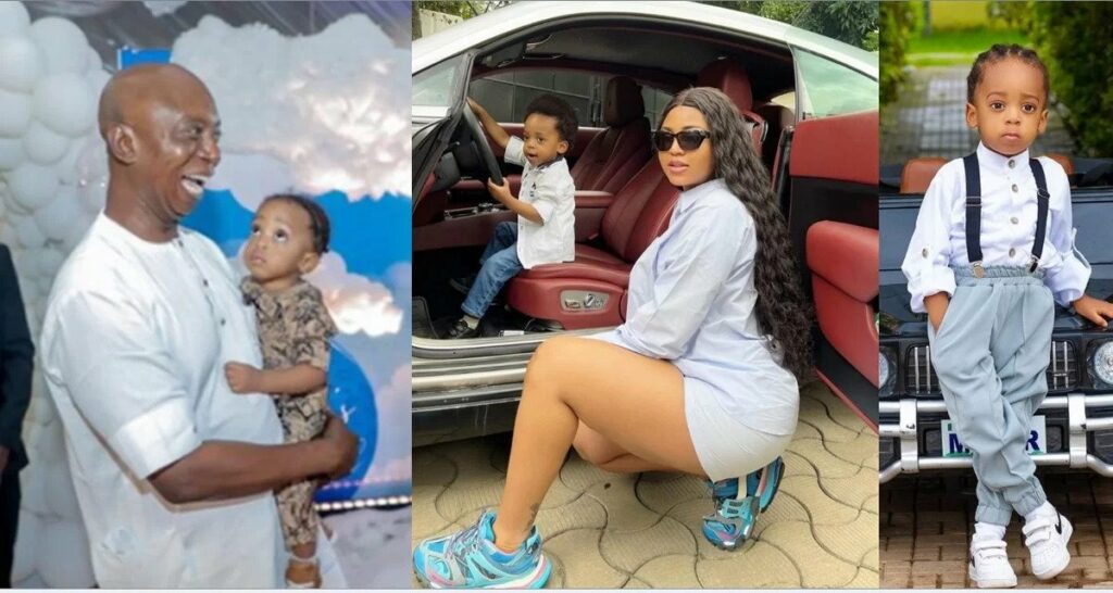 Hearts Melt as Regina Daniels' Airport Farewell Reveals Son's Touching Display of Emotion