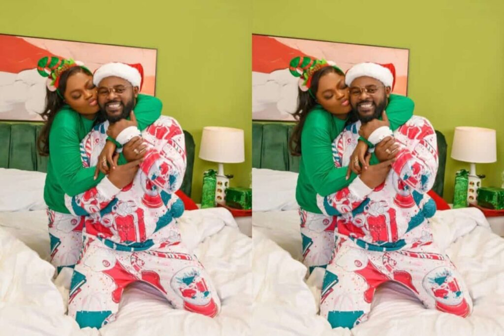 Falz and Funke Akindele's Matching Pajamas Set Social Media Ablaze