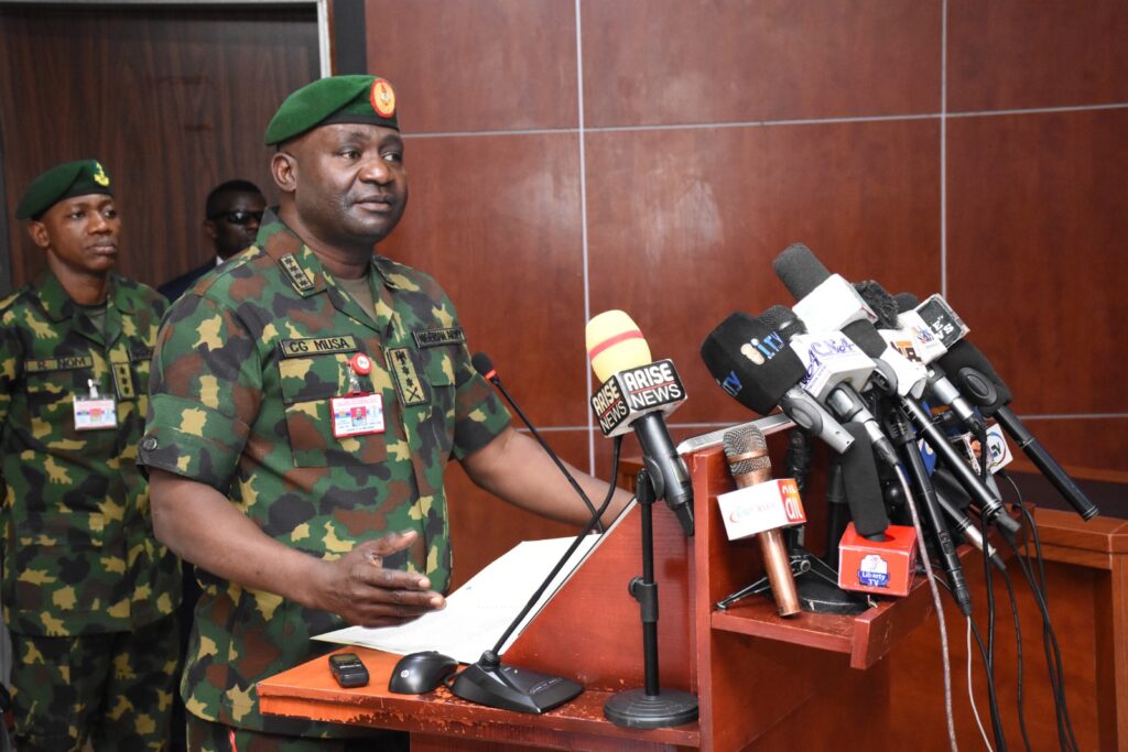 "Military's Limited Role" Nigeria's Chief of Defence Staff Calls for Comprehensive Approach to National Security Challenges