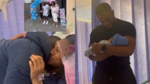 Nollywood Star Williams Uchemba Dazzles Wife with Diamond Rolex Push Gift After Second Child