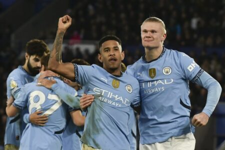 Savinho and Haaland Power Manchester City Past Leicester on Guardiola's Milestone Day