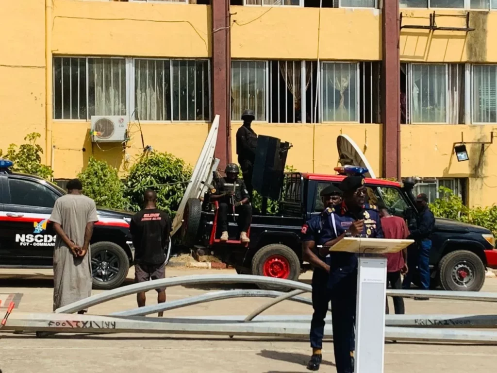 NSCDC Thwarts Serial Vandalism of Abuja's Streetlights