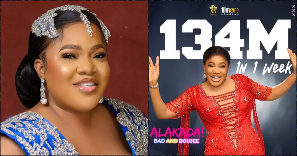 TOYIN ABRAHAM SHATTERS BOX OFFICE RECORD WITH 157% REVENUE SURGE