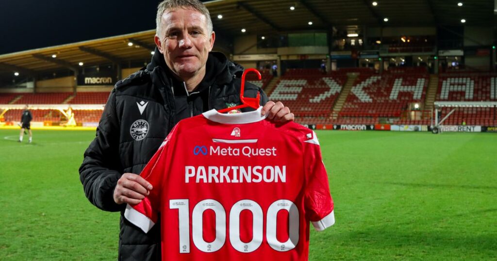 Footballing Royalty Salutes Wrexham's Parkinson as Management Career Hits Historic Milestone