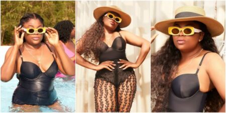 Funke Akindele Stuns Social Media with Glamorous Ghana Resort Photos